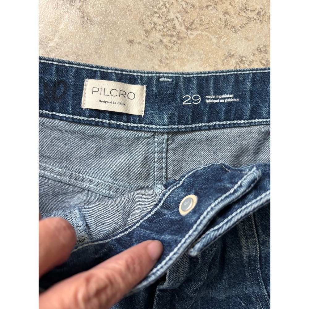 Pilcro high rise ultra wideleg denim trouser size 29 - Picture 4 of 9